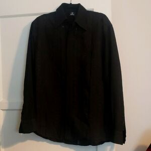 Men's Versace laced button-down